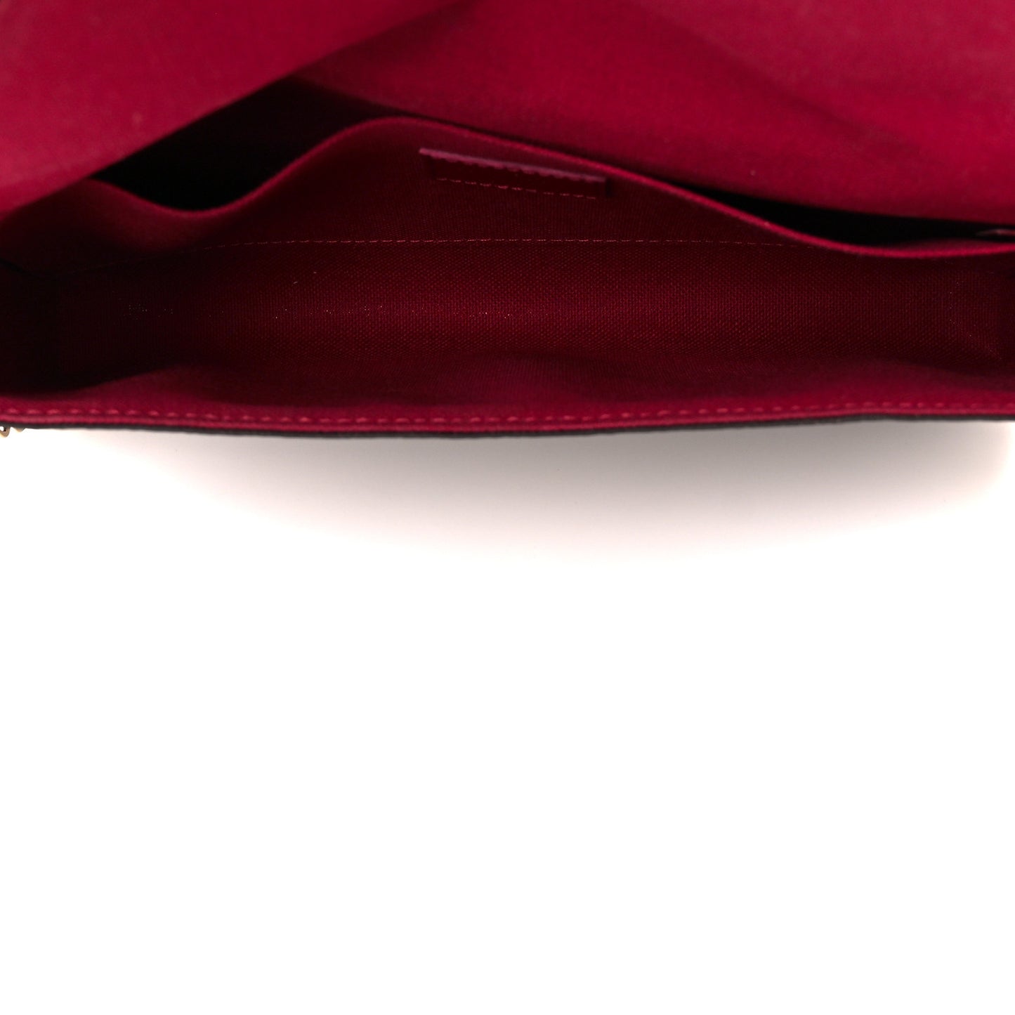 Monogram Pochette Felicie Chain Wallet Fuchsia