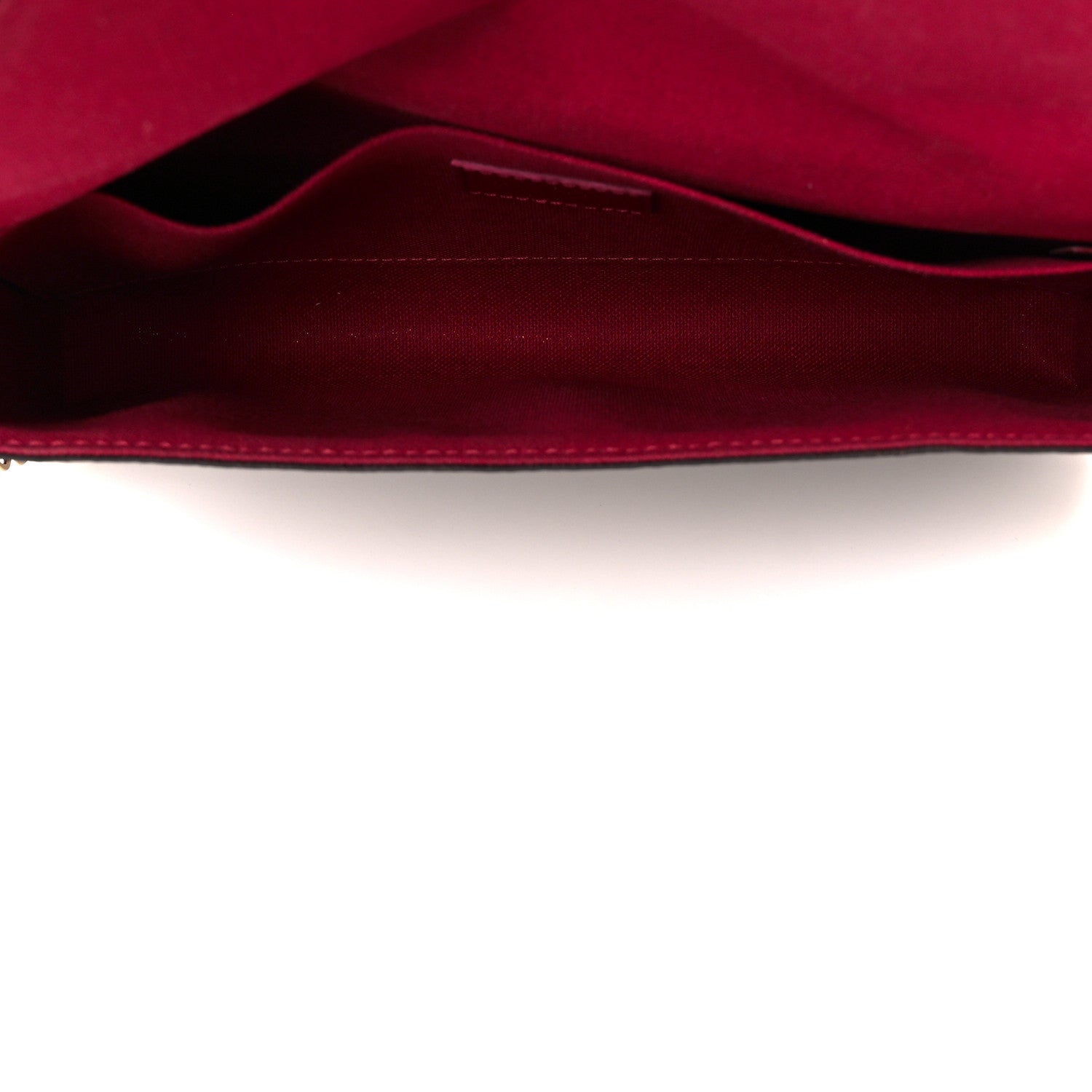 Louis Vuitton Monogram Pochette Felicie Chain Wallet Fuchsia 5 of 10
