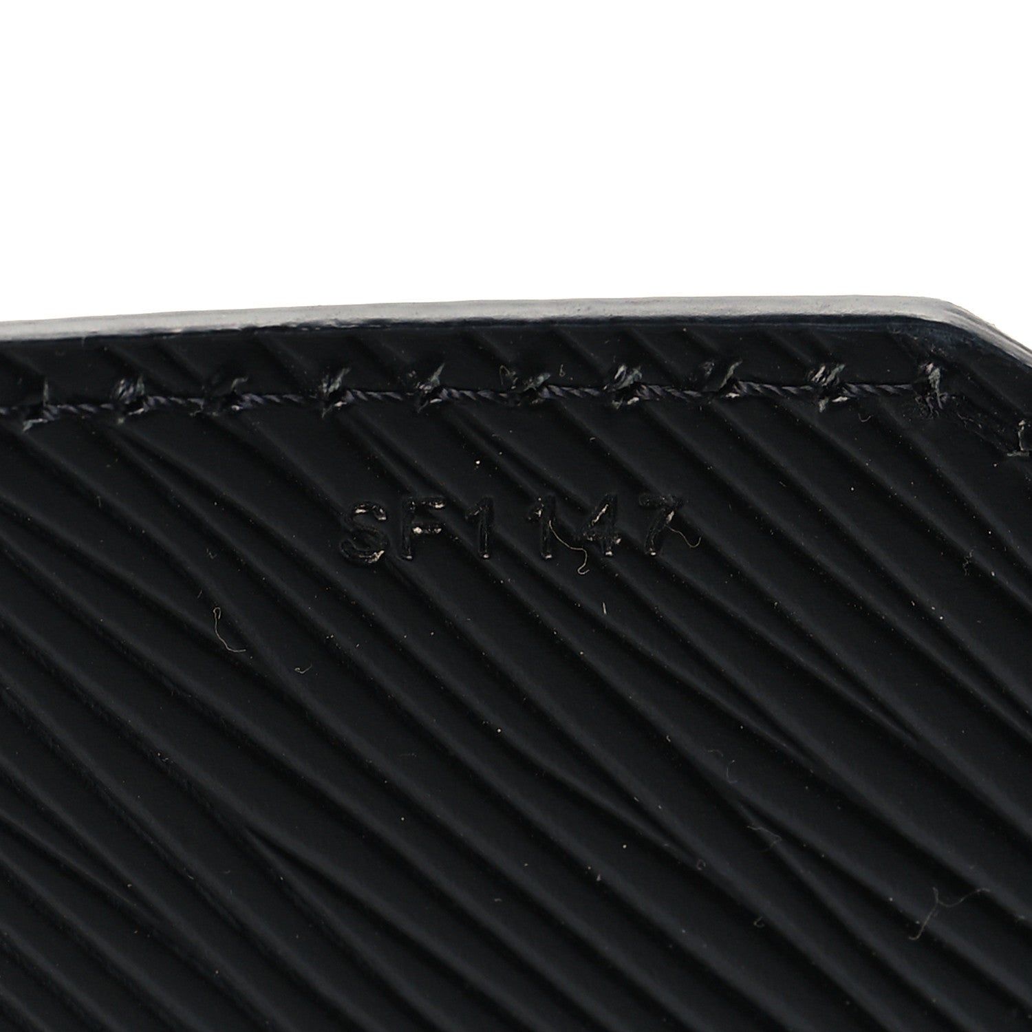 Louis Vuitton Epi Bead Embroidery Print Bandouliere Shoulder Strap Black 5 of 7