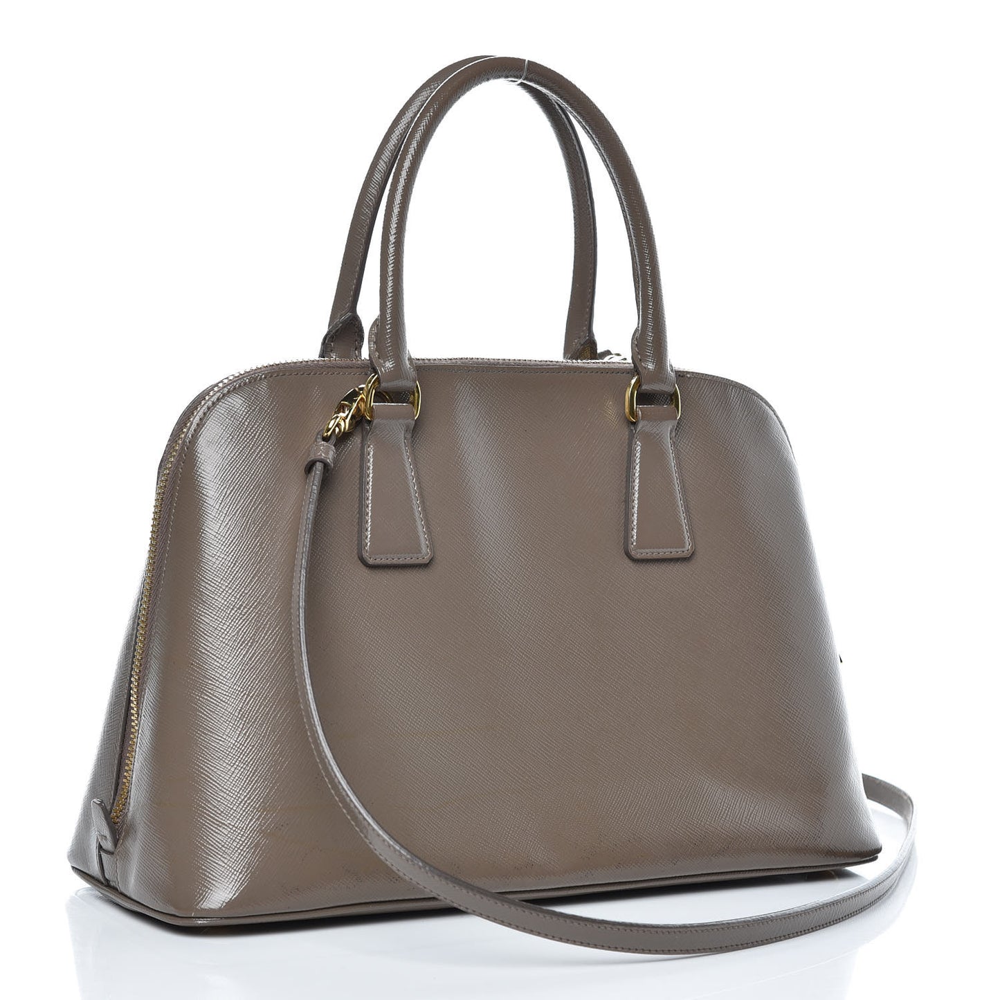 Saffiano Vernice Medium Promenade Tote Argilla