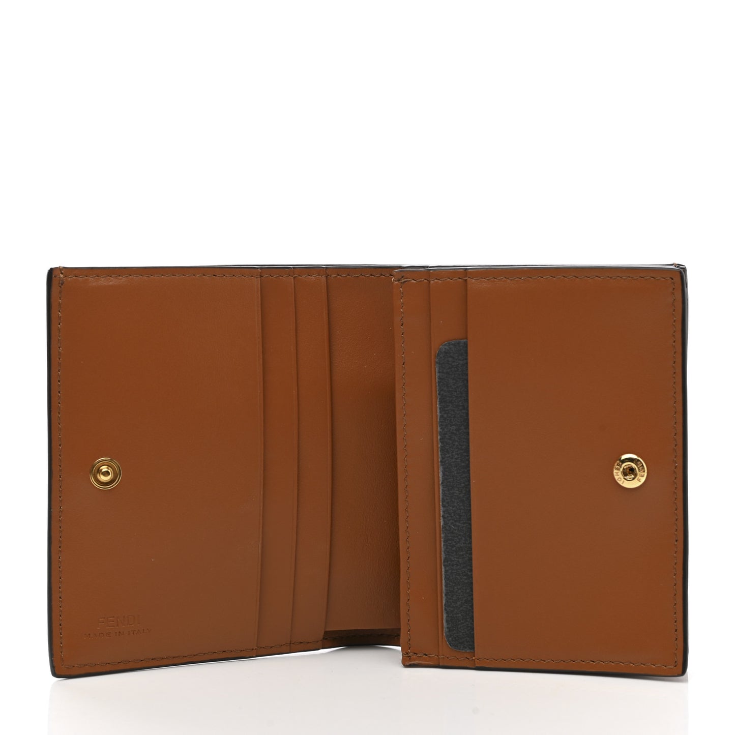 Vitello King Tamponato Logo Embossed Wallet Cuoio