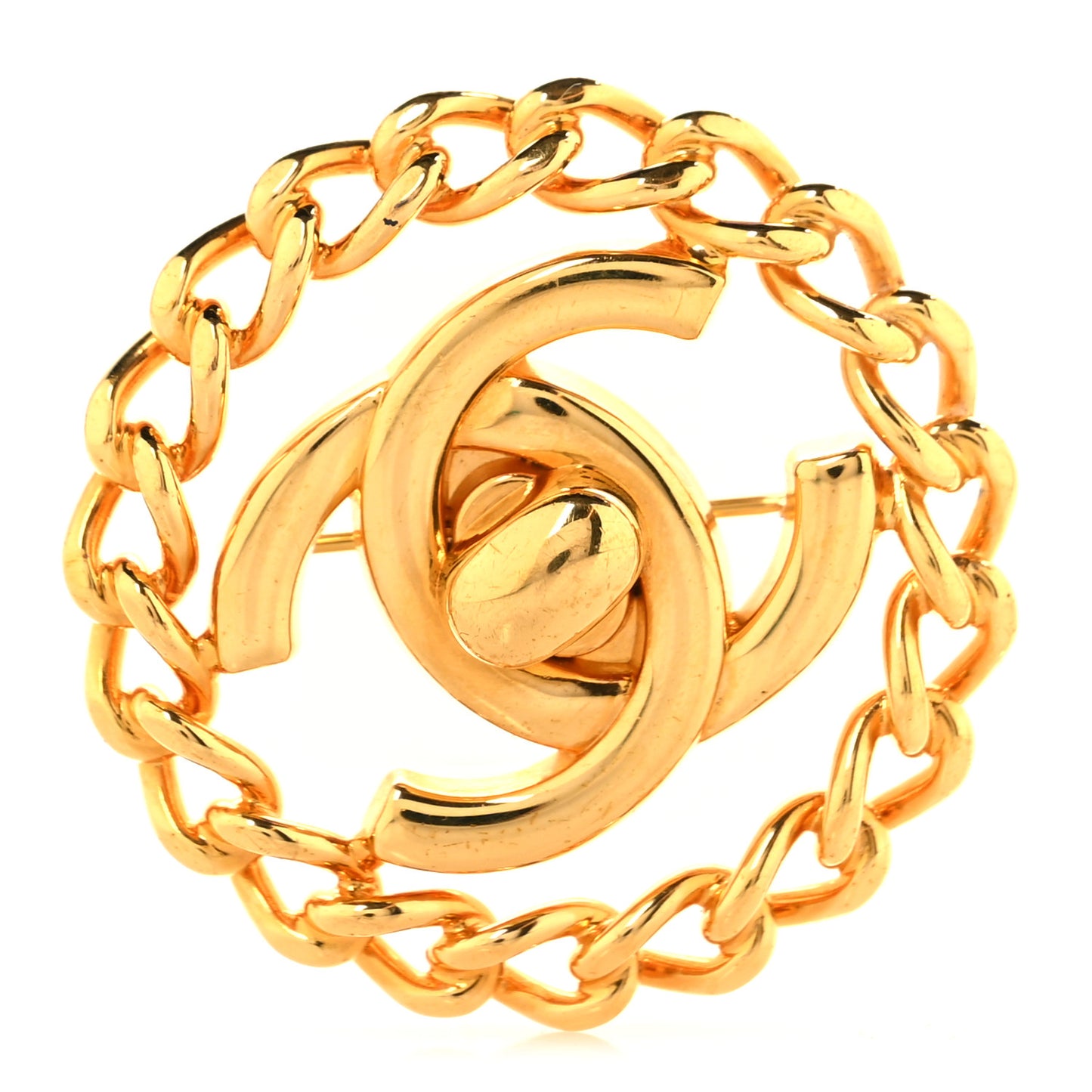 CC Brooch Gold