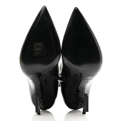Saint Laurent Calfskin Opyum Ankle Boots 37 Black 5 of 9