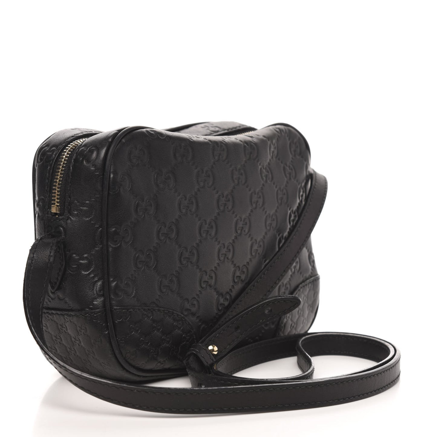 Guccissima Mini Bree Messenger Bag Black