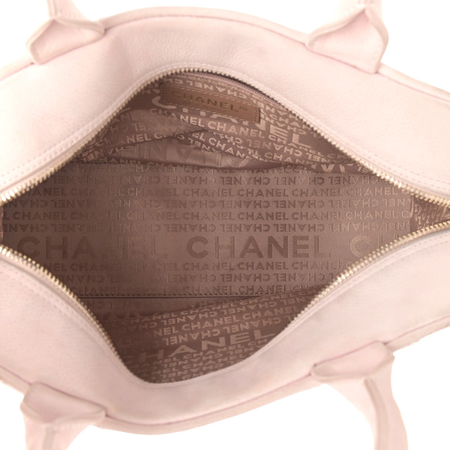 Caviar Quilted Small Bowler Tassel Pink