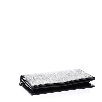 Gucci Dollar Calfskin Medium Betty Chain Wallet Black 3 of 11