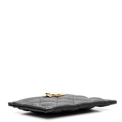 Chanel Caviar Quilted Boy Card Holder Black 4 of 9