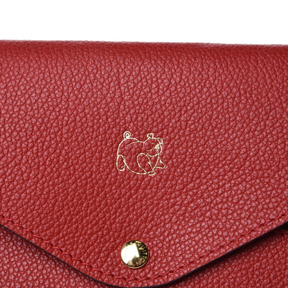 Louis Vuitton Veau Cachemire Chinese New Year Pig Envelope Pouch Red 7 of 9