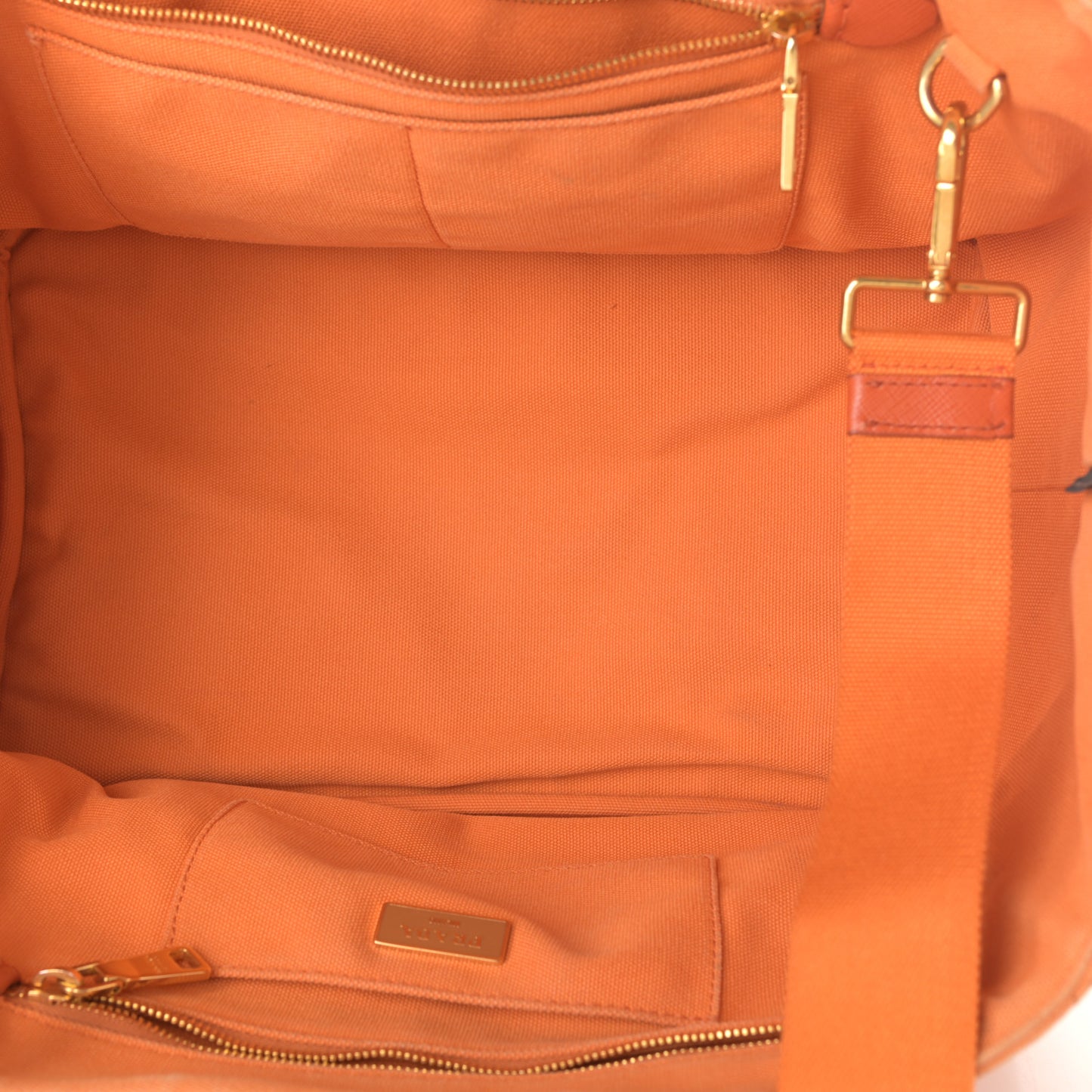 Canapa Crystal Studded Tote Papaya
