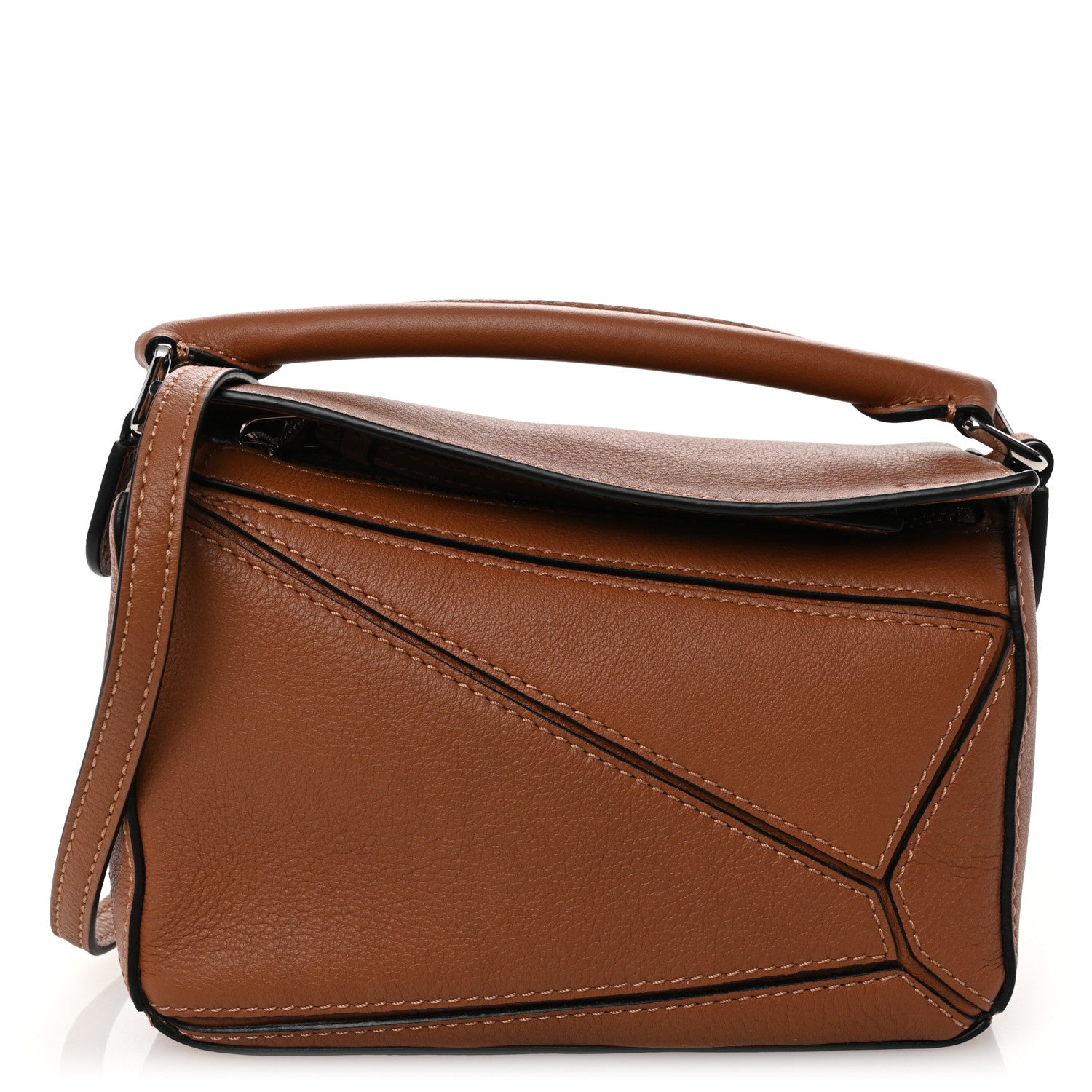 Loewe Calfskin Mini Puzzle Bag Tan 1 of 9