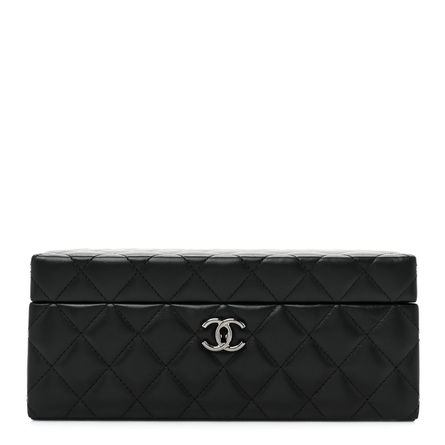 Lambskin Small Jewelry Box Black