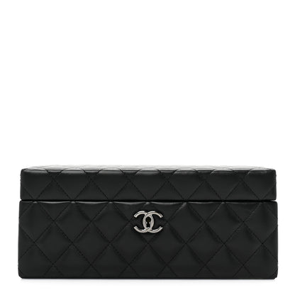 Chanel Lambskin Small Jewelry Box Black 1 of 13