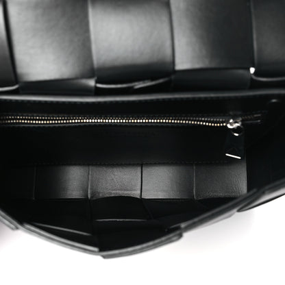Bottega Veneta Lambskin Maxi Intrecciato Speed Cassette Crossbody Bag Black 5 of 10