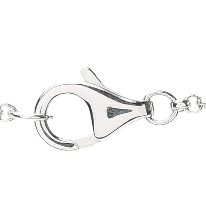 Cartier 18K White Gold Diamond Agrafe Pendant Necklace 4 of 6