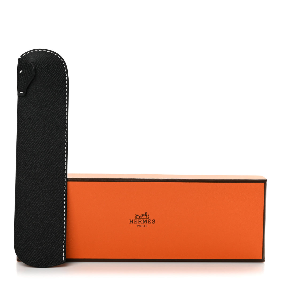 Hermes Epsom Sautdepage Bookmark Black 6 of 6