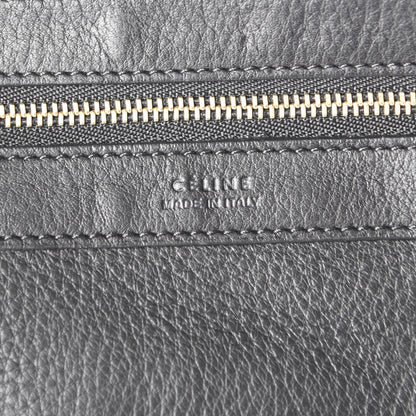 Celine Soft Grained Calfskin Medium Belt Cabas Phantom Black 6 of 10