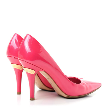 Louis Vuitton Patent Calfskin Strawberry Pumps 36.5 Rose Pop 4 of 9