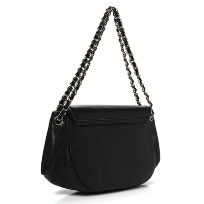 Chanel Caviar Half Moon Large Flap Black 3 of 11