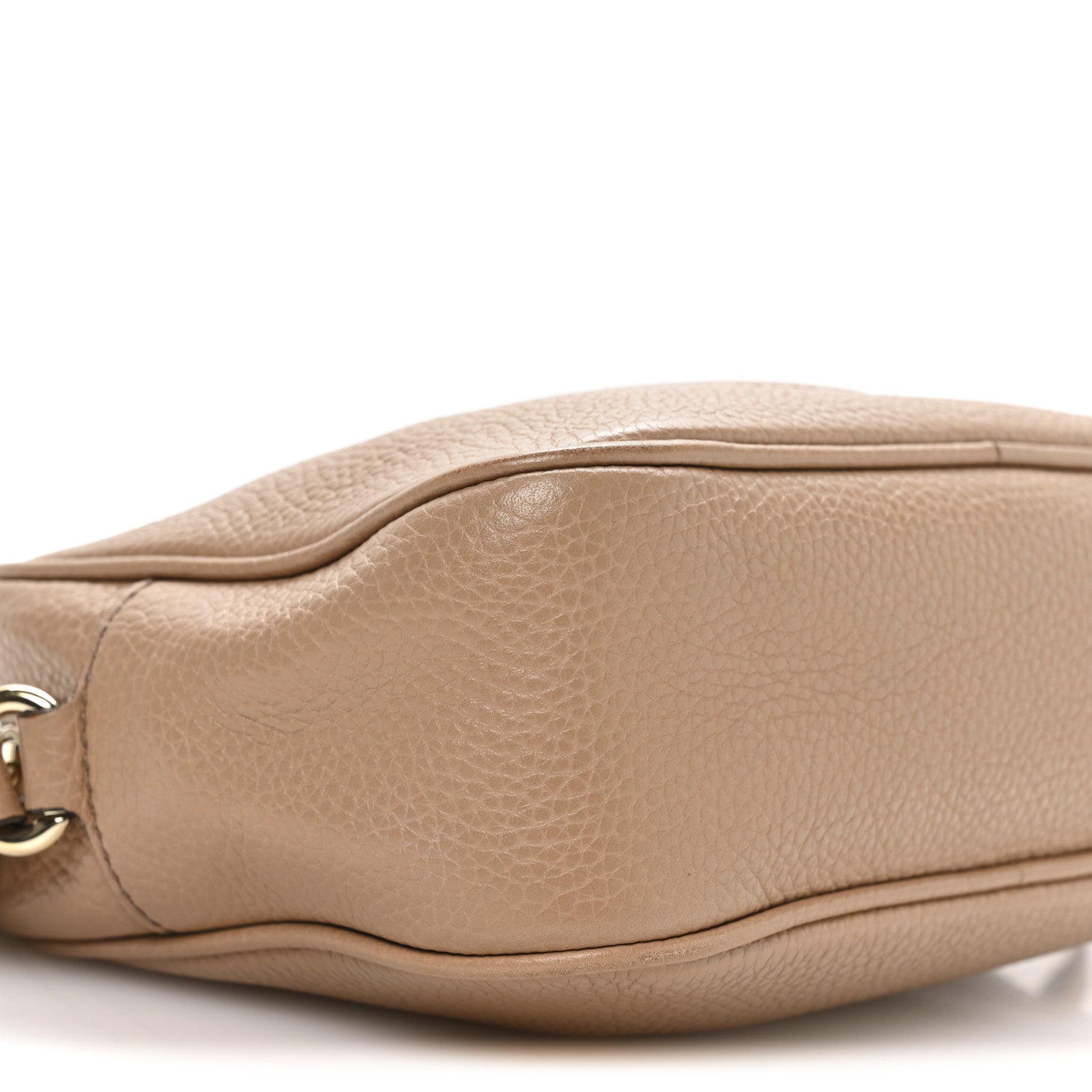 Gucci Pebbled Calfskin Small Soho Disco Bag Camelia 9 of 11
