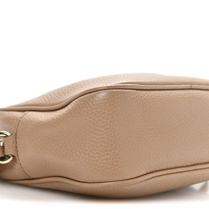Gucci Pebbled Calfskin Small Soho Disco Bag Camelia 9 of 11