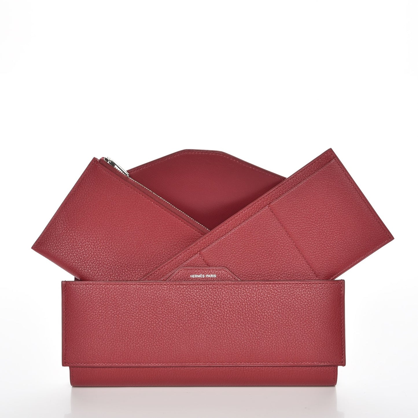 Evercolor Passant Long Wallet Rouge Grenat