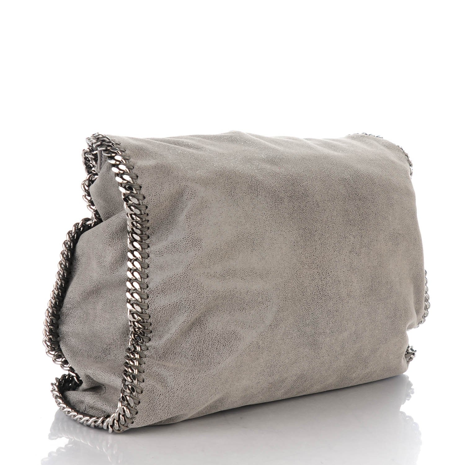 Stella McCartney Shaggy Deer Big Falabella Tote Grey 3 of 8
