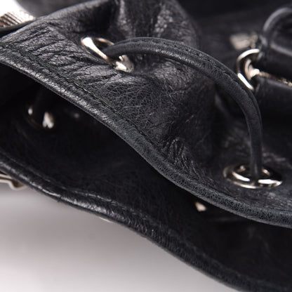 Balenciaga Agneau Giant 21 Silver Hardware Pompon Black 11 of 13