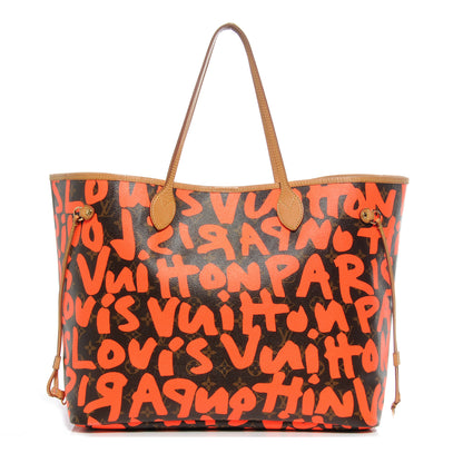Louis Vuitton Monogram Graffiti Neverfull GM Orange 1 of 7