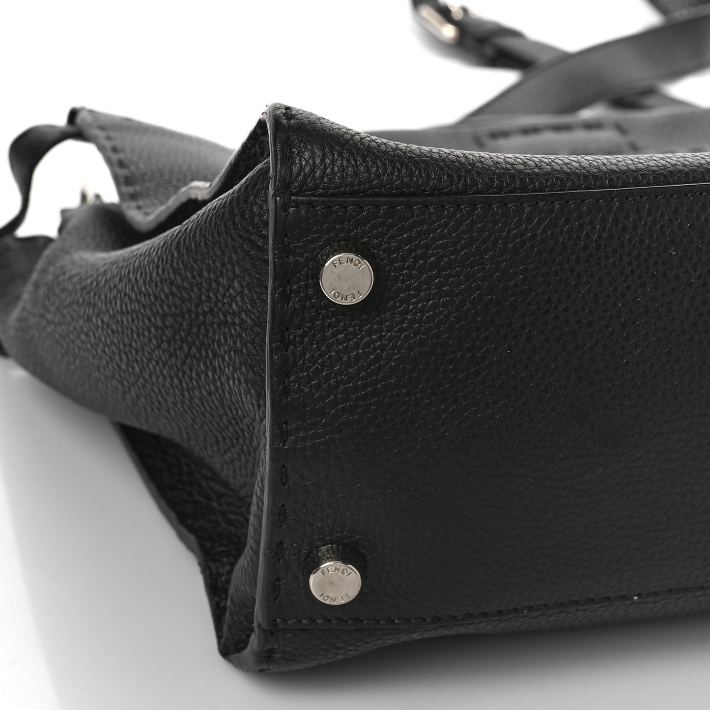 Cuoio Romano Selleria Monster Eyes Inlay Large Mens Peekaboo Iconic Essential Satchel Black Sunflower