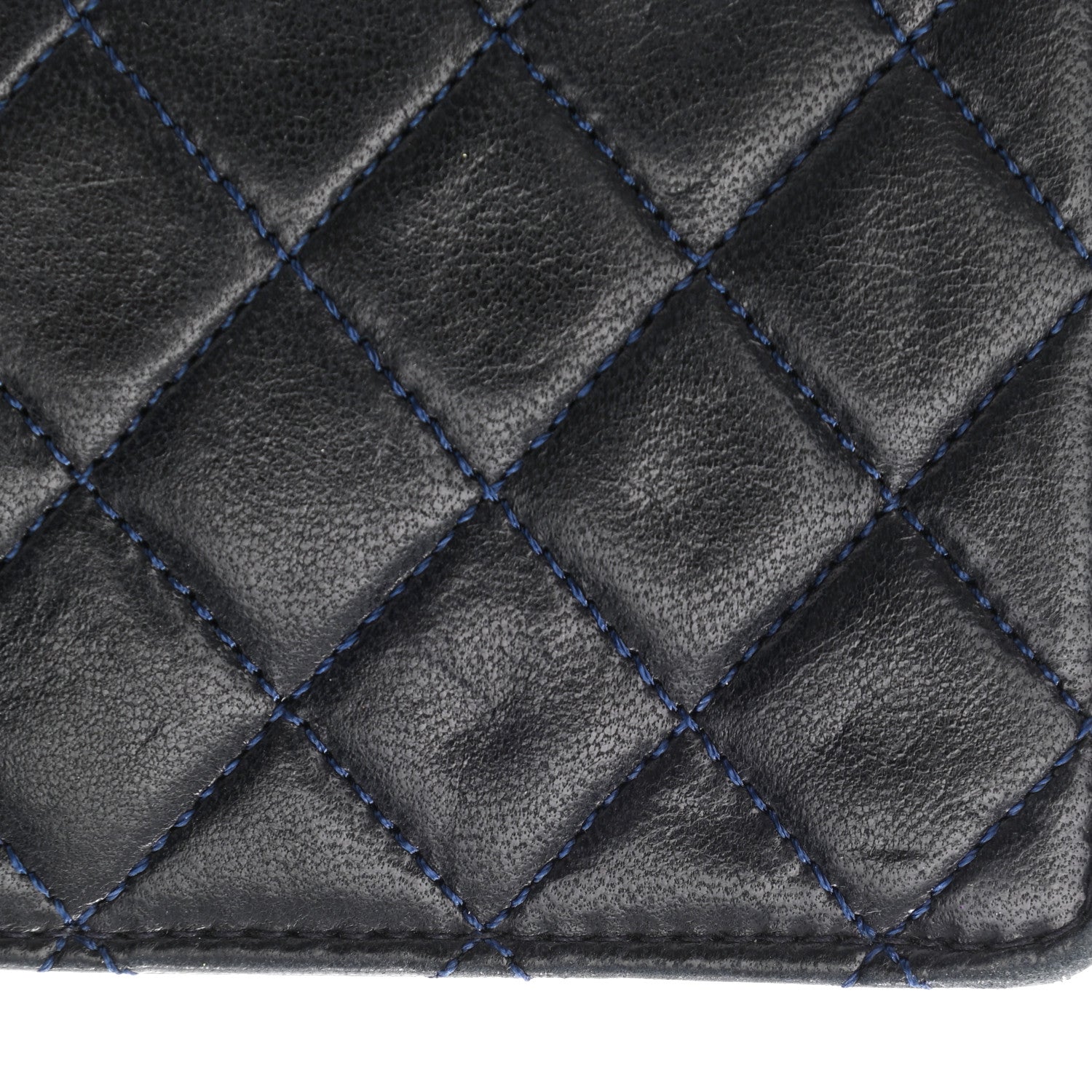 Chanel Lambskin Quilted Mini Square Flap Bag Navy 11 of 12
