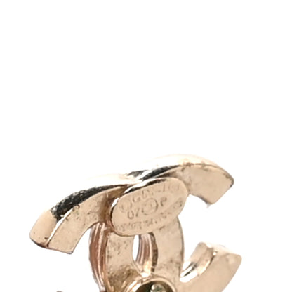 Chanel Enamel Beaded CC Drop Earrings Black Gold 4 of 4