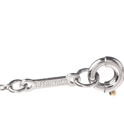 Tiffany Platinum Diamond 16mm Elsa Peretti Cross Pendant Necklace 5 of 7