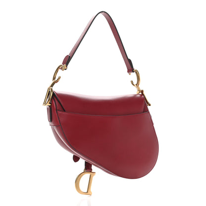 Christian Dior Calfskin Saddle Bag Scarlet 3 of 10
