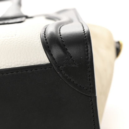 Celine Smooth Drummed Calfskin Nano Tri-Color Luggage White 14 of 16