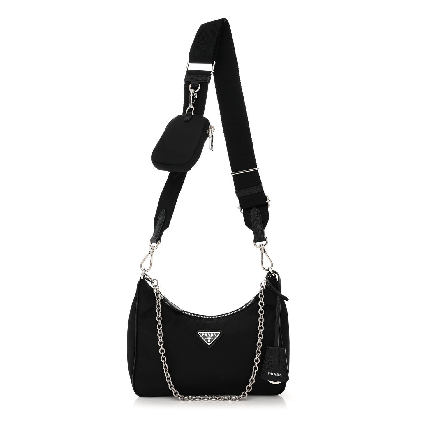 Nylon Re-Edition 2005 Shoulder Bag Black