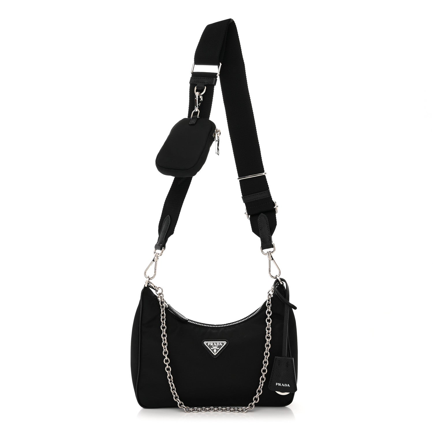 Prada Nylon Re-Edition 2005 Shoulder Bag Black 1 of 11