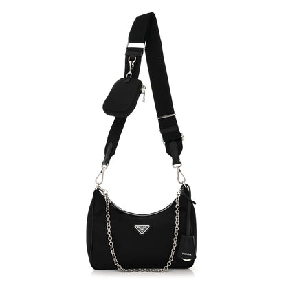 Prada Nylon Re-Edition 2005 Shoulder Bag Black 1 of 11