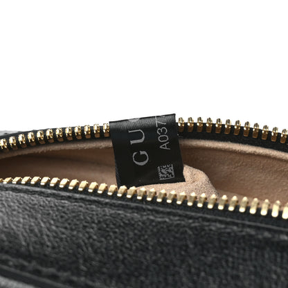 Gucci Textured Calfskin Small Horsebit 1955 Shoulder Bag Black 7 of 11