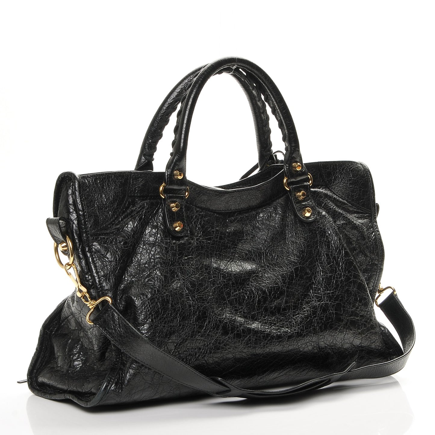 Agneau Classic Gold Hardware City Black