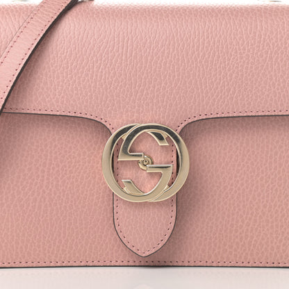 Gucci Dollar Calfskin Small Interlocking G Shoulder Bag Soft Pink 8 of 10