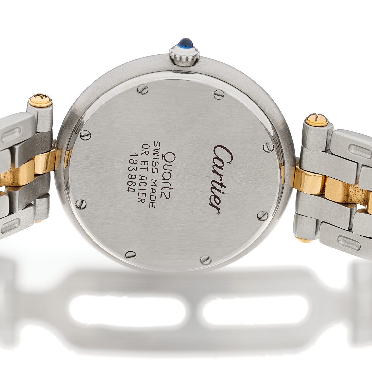 Cartier Stainless Steel 18K Yellow Gold 29mm Panthere Vendome Quartz Watch 4 of 4