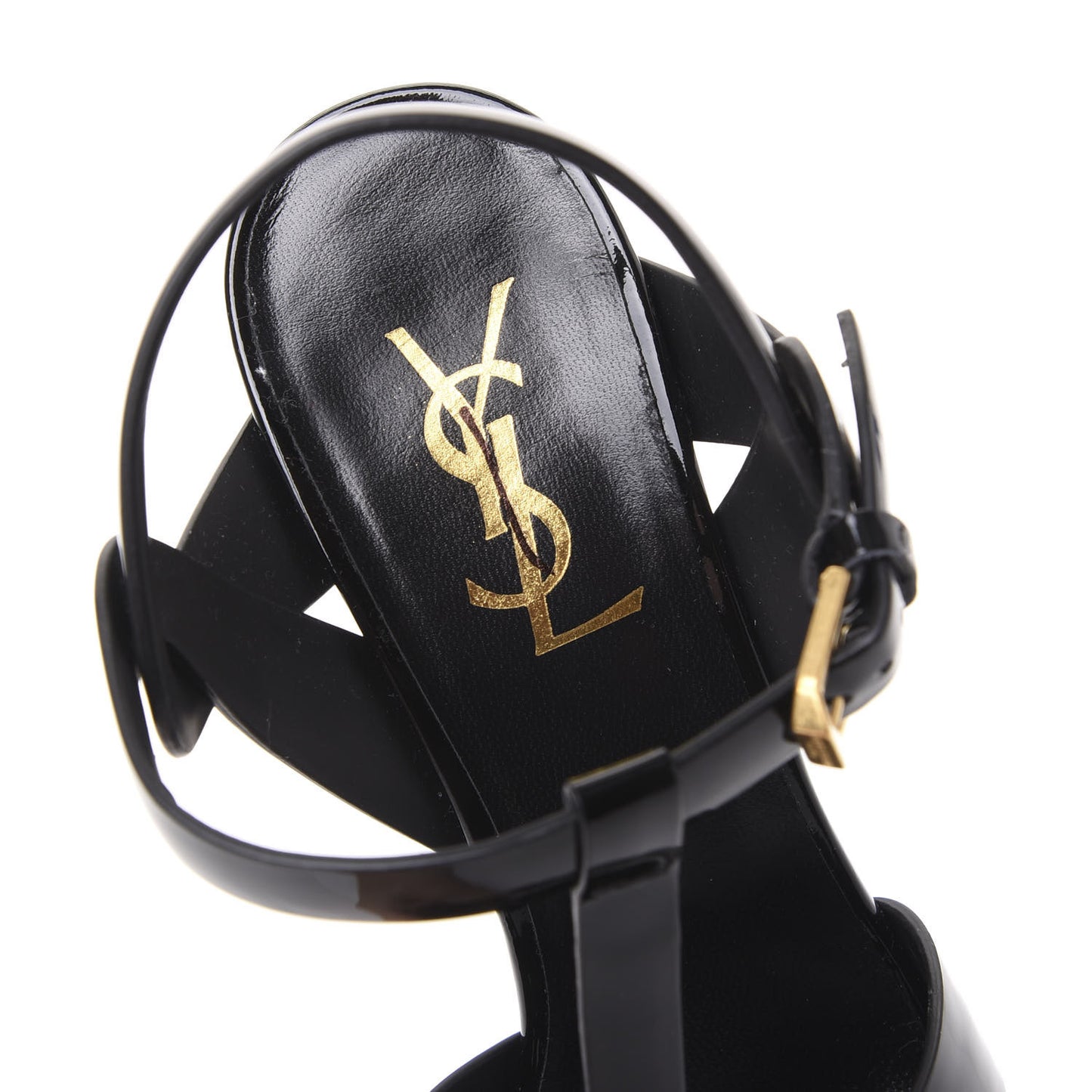 Patent Tribute 75 Platform Sandals 38.5 Black