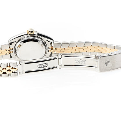 Rolex Stainless Steel 18K Yellow Gold 26mm Oyster Perpetual Datejust Watch Champagne 79173 5 of 5