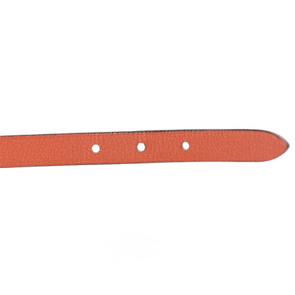 Hermes Swift Behapi Double Tour Reversible Bracelet S Rose Azalee Orange Poppy 3 of 5