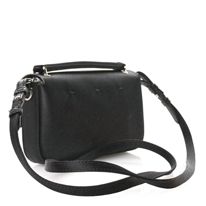 Fendi Silk Satin Phone Baguette Black 3 of 14