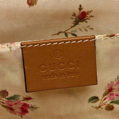 Gucci Raffia Elaphe GG Small Ophidia Chain Shoulder Bag Natural Cream Brown 6 of 9