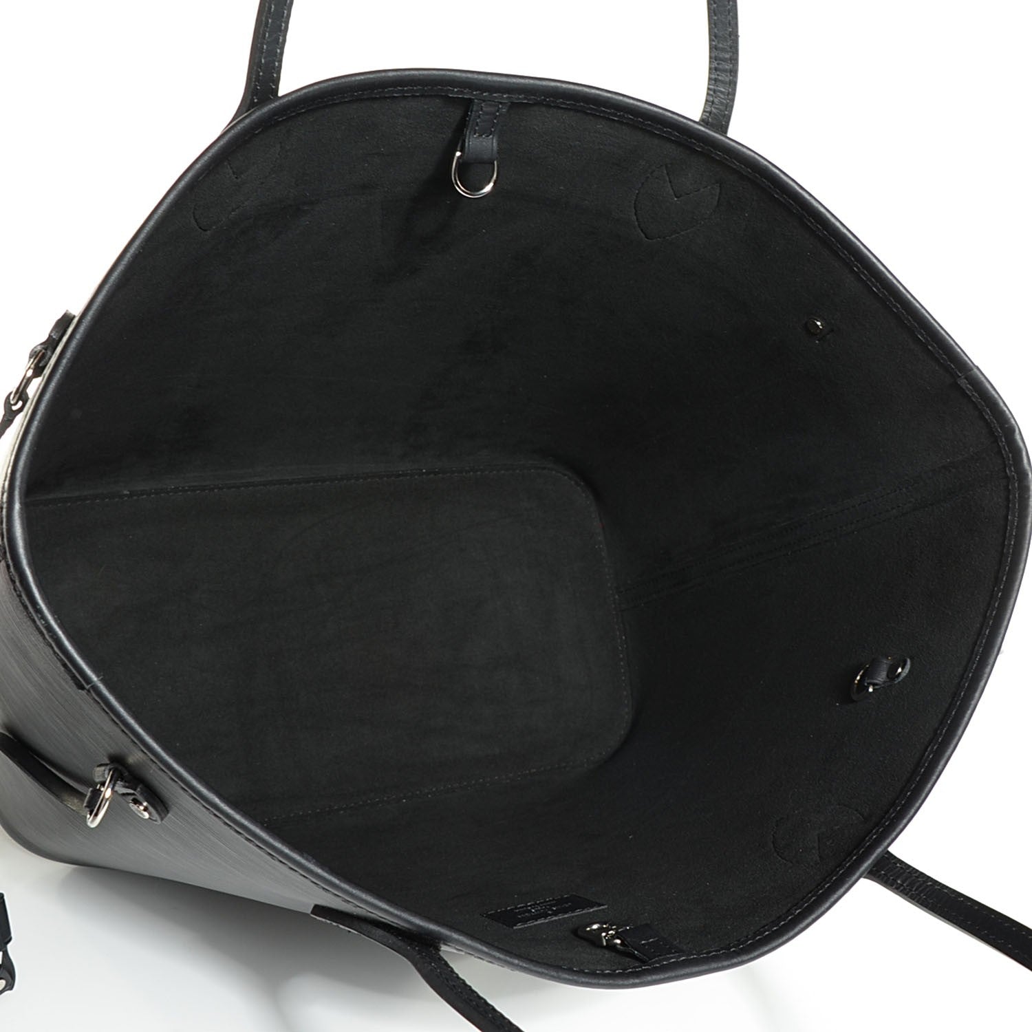 Louis Vuitton Epi Neverfull MM Black 6 of 9