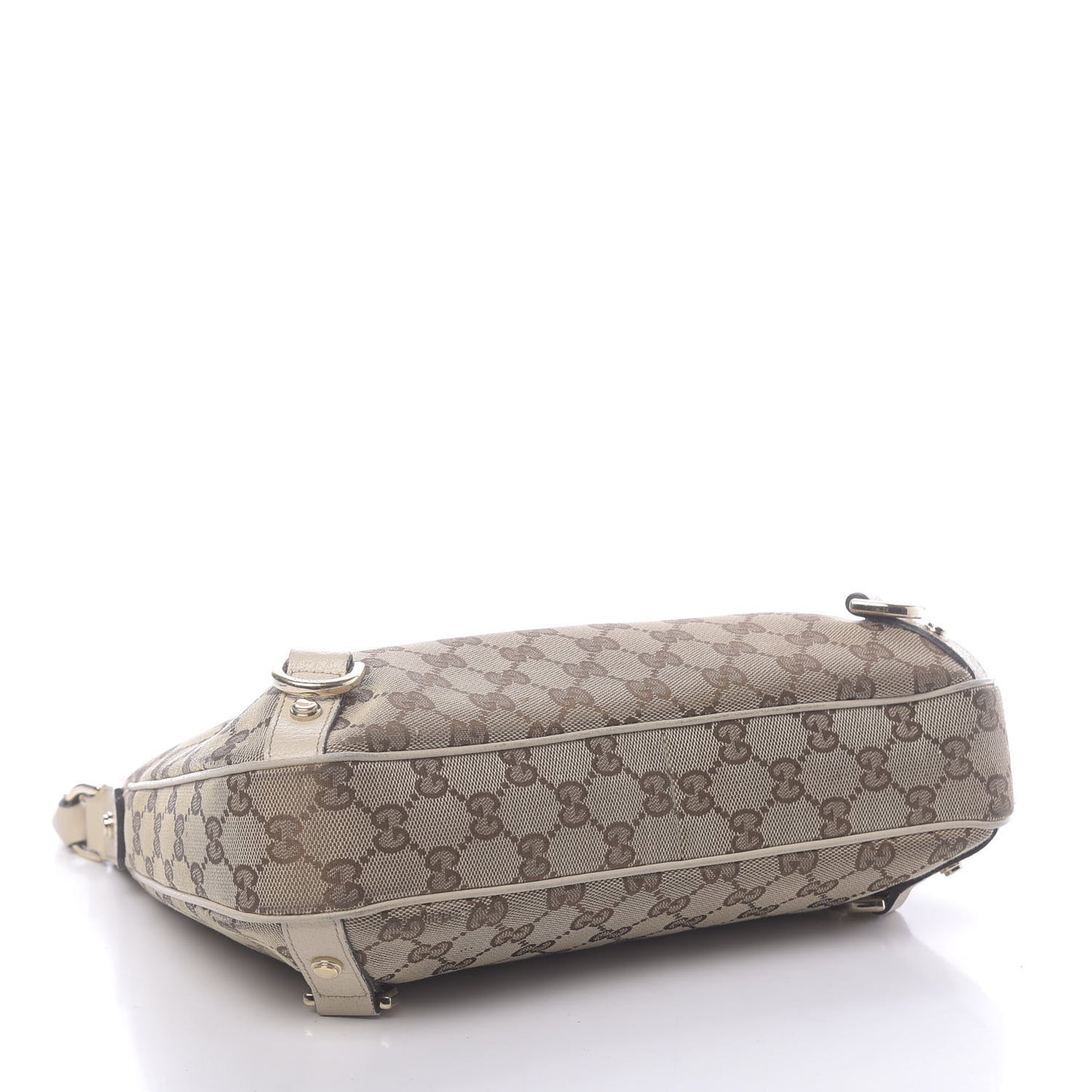 Monogram Medium Abbey D Ring Hobo Off White