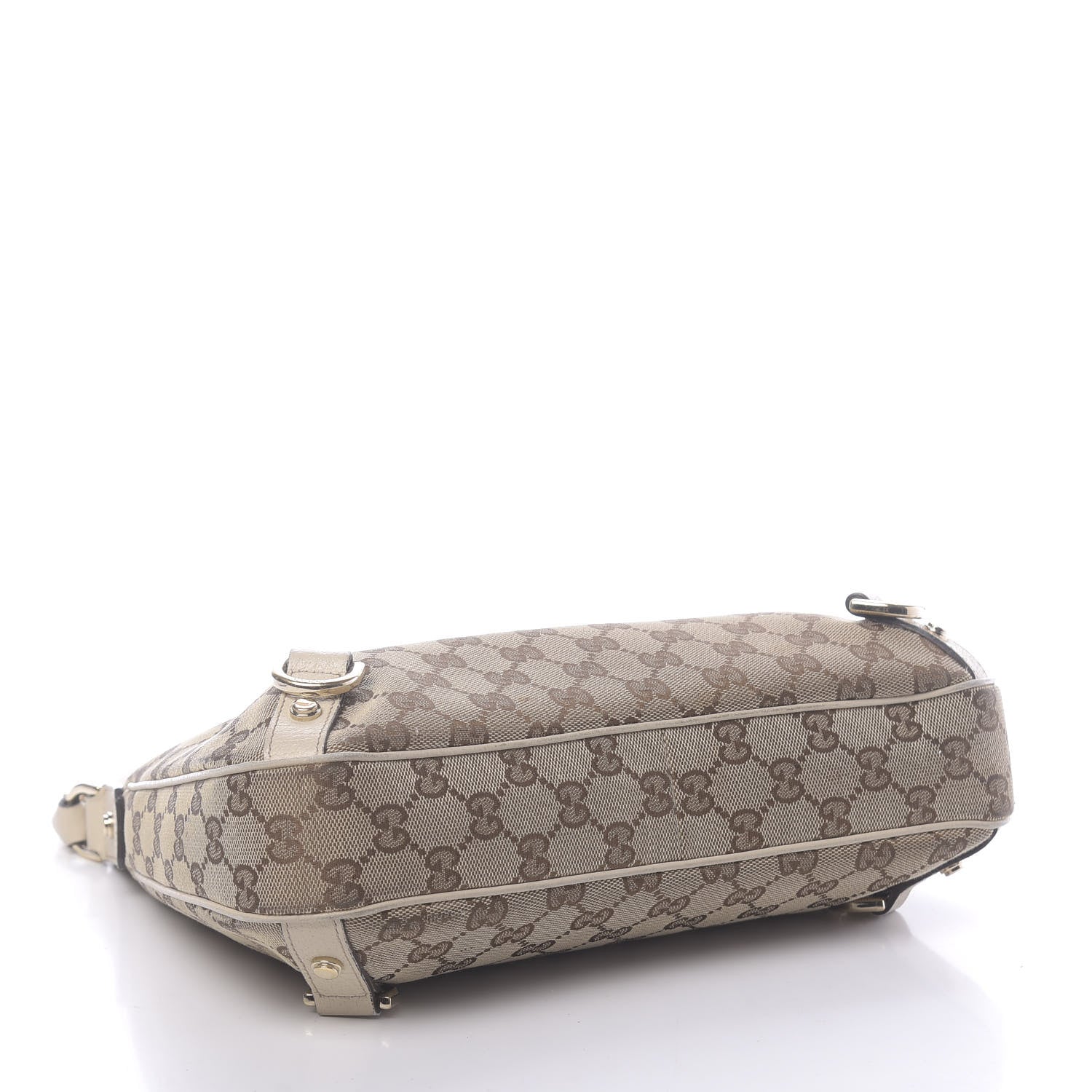 Gucci Monogram Medium Abbey D Ring Hobo Off White 4 of 13