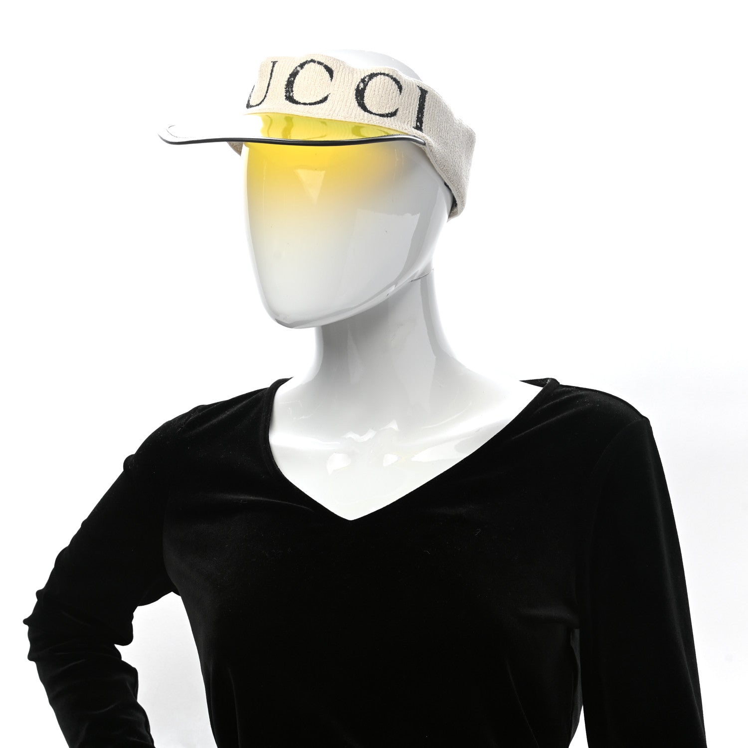Gucci Vinyl Logo Visor L Yellow 2 of 9